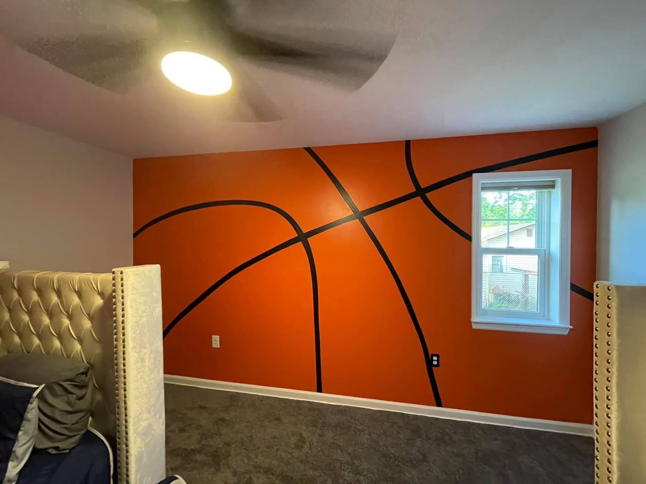 Basketball Accent Wall